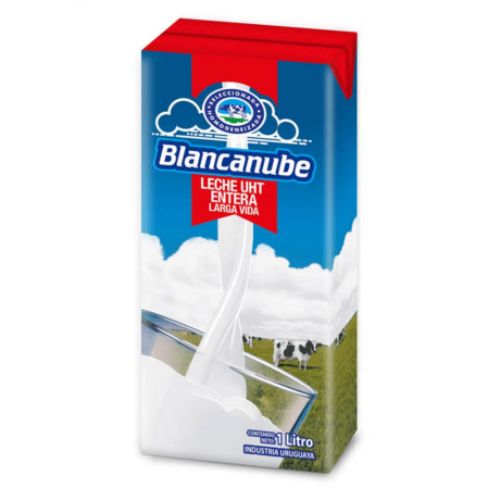 Leche Blancanube Larga Vida Entera 1lt en Caja x12