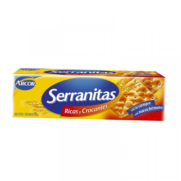 Galletitas Saladas Serranitas 105gr