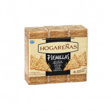 Galletitas Hogareñas 7 Semillas 189gr x3