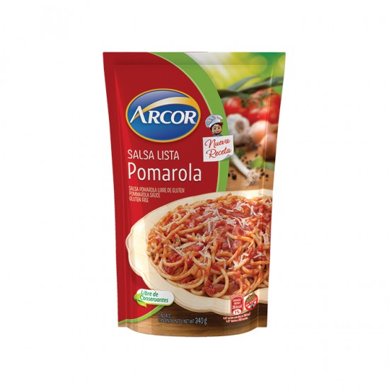 Salsa Pomarola Arcor Doypack 340gr