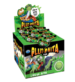 Chicle Plutonita Zumbi Língua Ácida 180gr