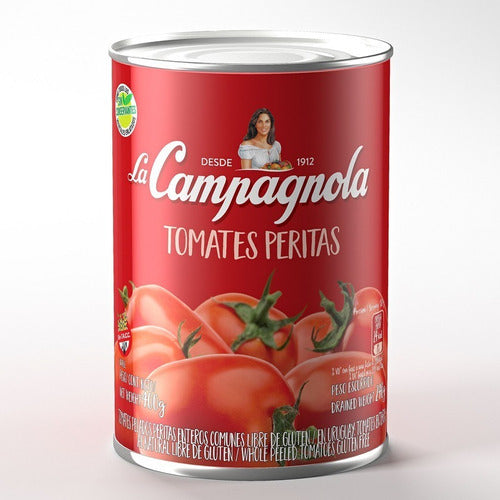 Tomate Pelado Perita La Campagnola 400gr
