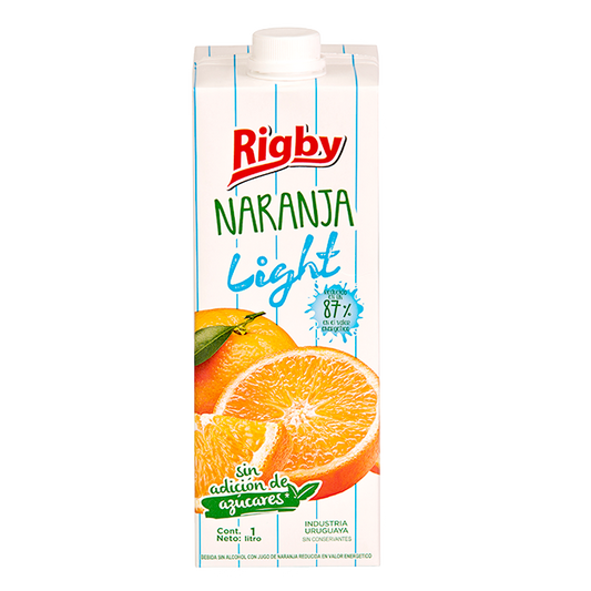Jugo de Naranja Light en Tetra 1lt Rigby