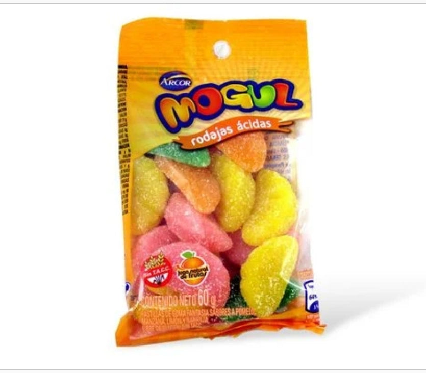 Gomitas Mogul Rodajas acidas 60gr x10
