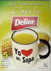 Sopa Instantánea de Choclo 5x18gr (90gr)