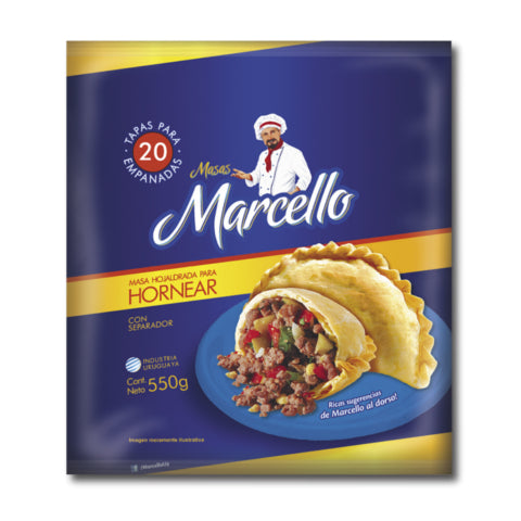 Masa Marcello Empanadas Horno x20