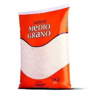 Arroz Saman Medio Grano Blanco 5kg