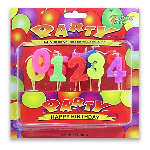 Set Vela de Cumpleaños Números