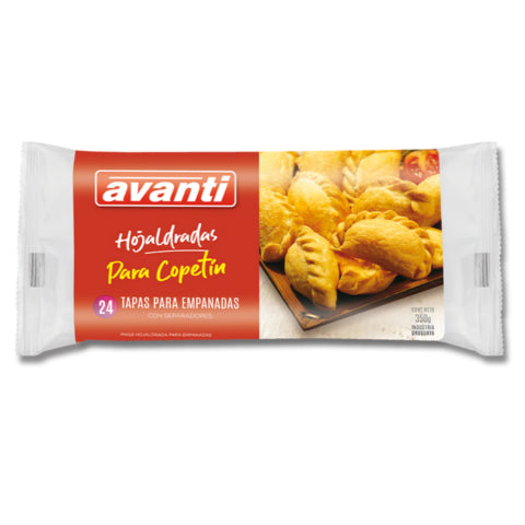 Tapas Para Empanadas de Copetín Avanti x24 unidades 350g