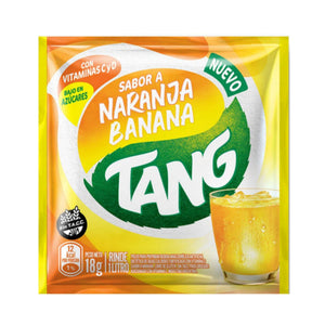Refresco Polvo Tang 1lt con Vitaminas Mix Naranja Banana x20 Sobres