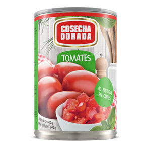 Tomates en Cubo Cosecha Dorada Lata 400g