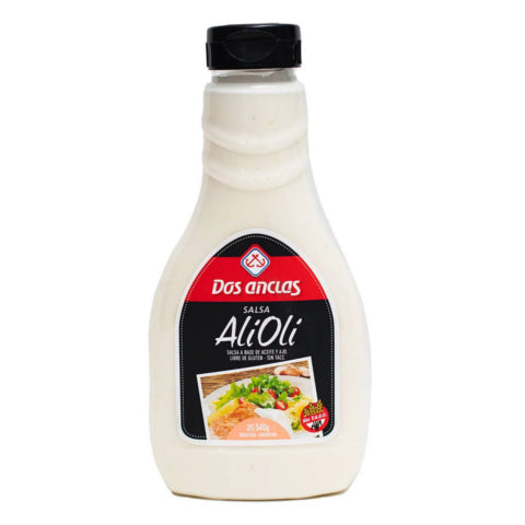 Caja x6 Salsa Alioli Libre de Gluten Dos Anclas 350g