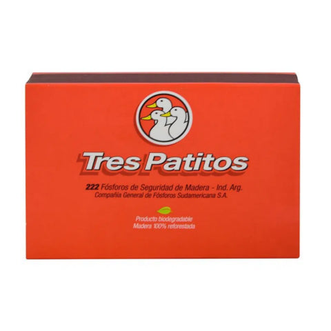 Fósforos Tres Patitos Caja x222 unidades