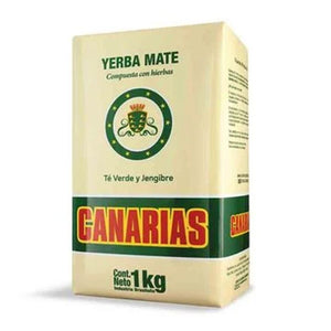 Yerba Canarias Té Verde y Jengibre 1kg