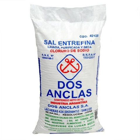 Sal Entrefina Yodada Bolsa 25kg