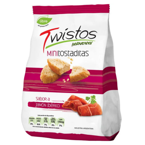 Mini Tostaditas Twistos de Jamón 95g