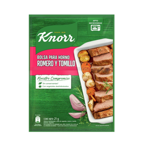 Saborizador Romero y Tomillo al Horno Bolsa Knorr