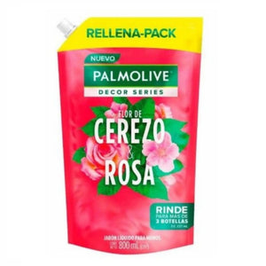 Jabón Liquido para Manos Palmolive Cerezo y Rosa 800ml Doypack