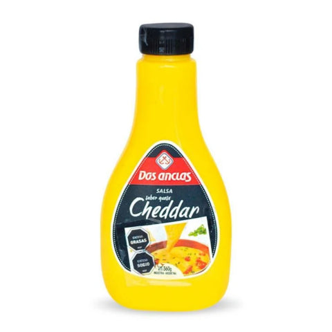 Caja x6 Salsa Cheddar Libre de Gluten Dos Anclas 350g