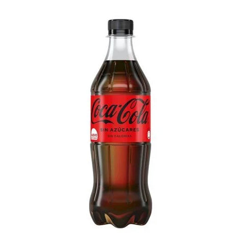 Coca Cola Sin Azúcar 600ml Funda x12 unidades