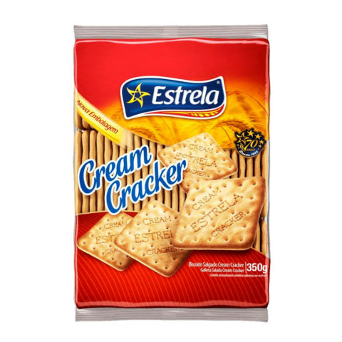 Caja x24 Galleta Salada Cream Cracker Estrela 350g