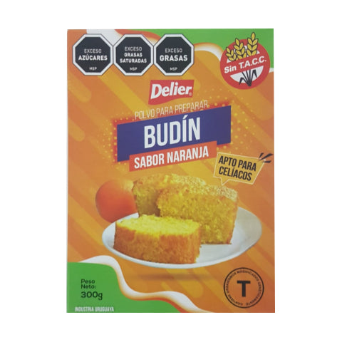 Budín de Naranja Delier Apto para Celiaco 500g