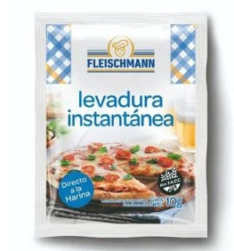 Levadura Seca Instantánea Fleischmann 10gr Display x20 Unidadess
