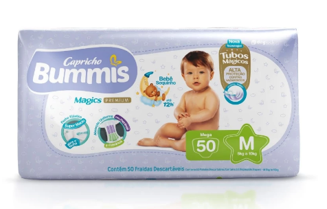 Pañales para Niños Bummis  Talle M x50