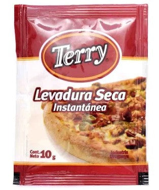 Levadura Seca Instantánea Terry Sobre 10gr Display x12 Unidades